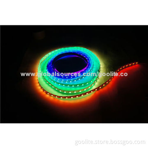 144 LEDs SMD outdoor/indoor use digital programmable magic RGB LED strip light